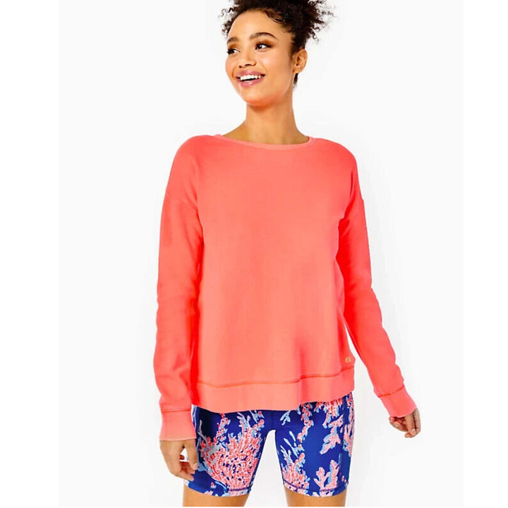 Lilly Pulitzer Luxletic Biscaya 交叉背套头衫