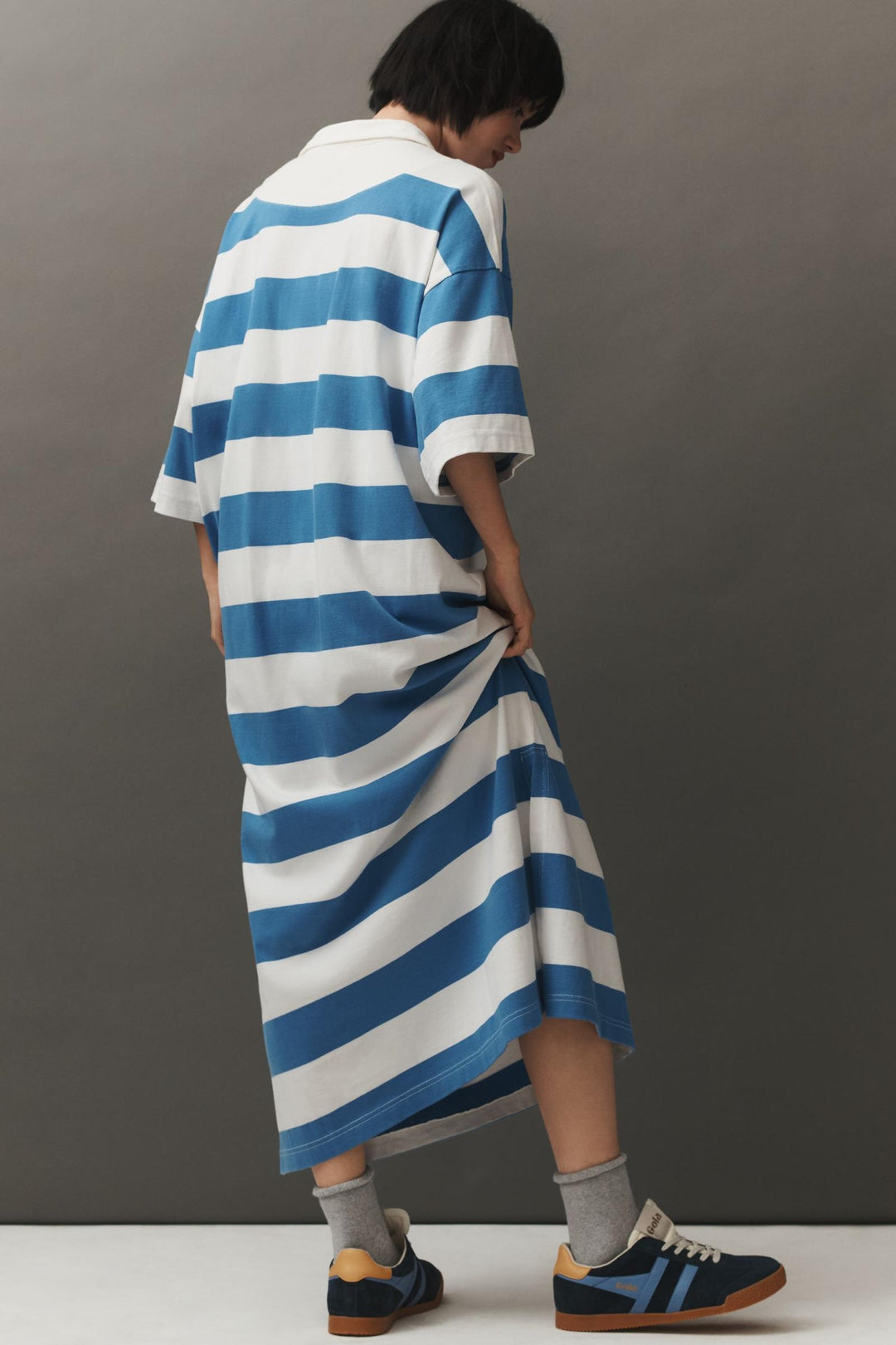 Daily Practice by Anthropologie Rugby Oversized Maxi Dress