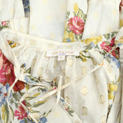 Anthropologie Love The Label Floral Printed Blouse Top