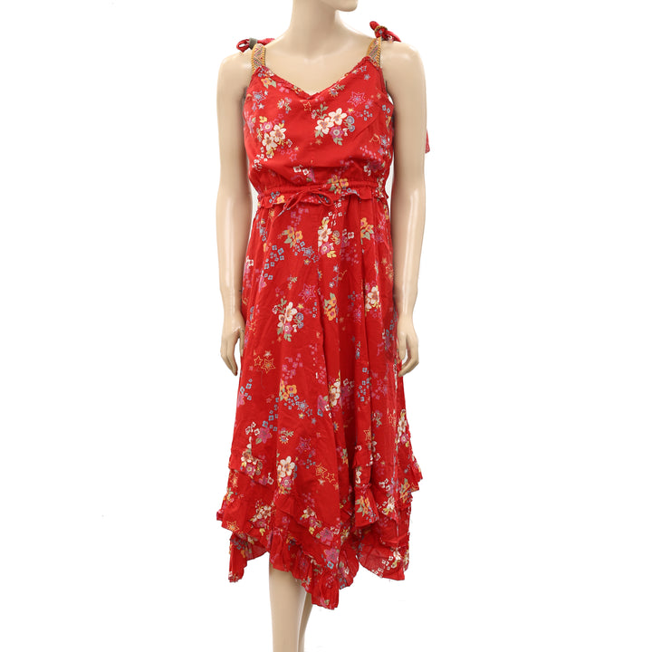 Odd Molly Anthropologie Floral Printed Midi Dress