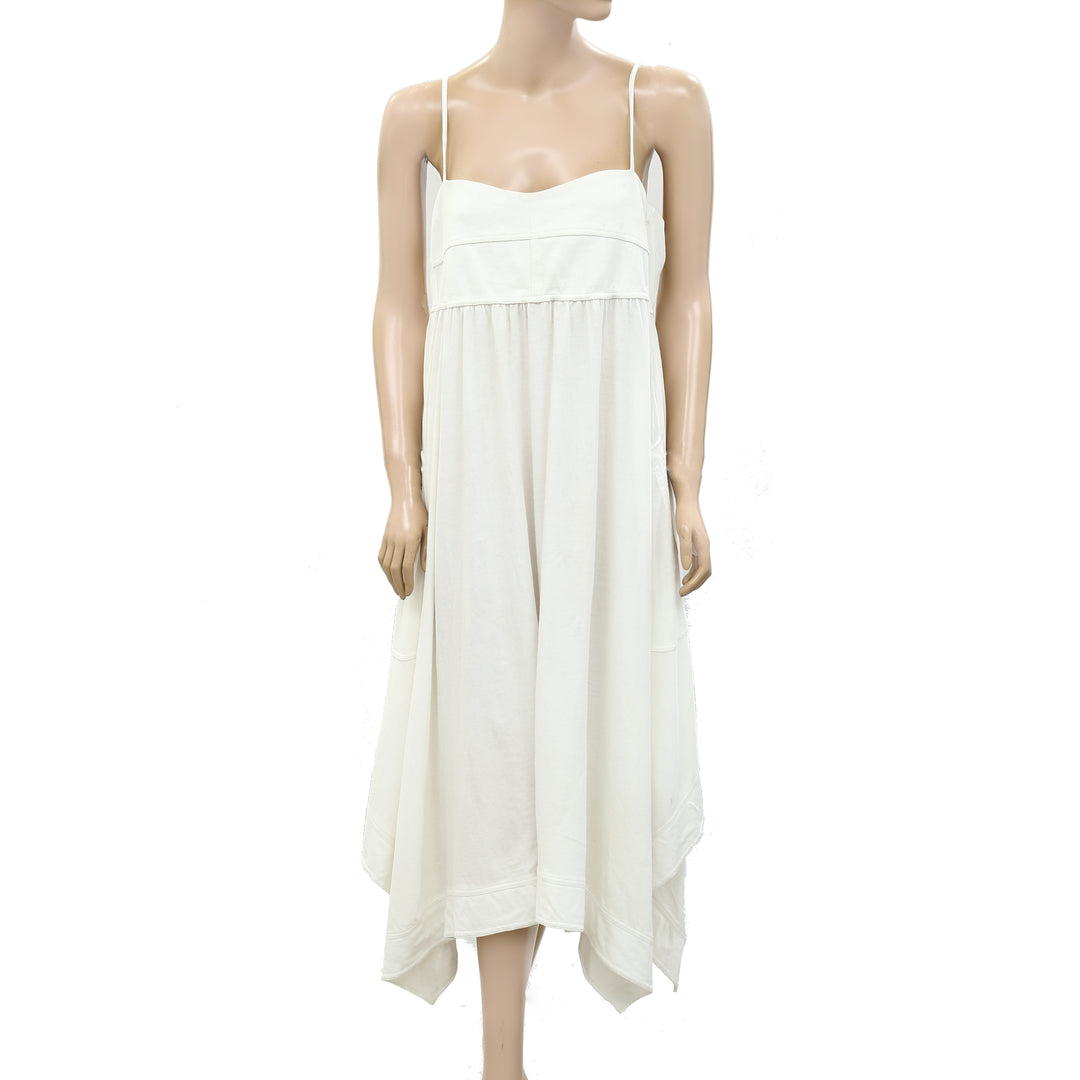 Daily Practice by Anthropologie Asymmetrical A-Line Midi Dress