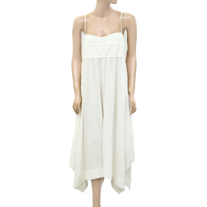 Daily Practice by Anthropologie Asymmetrical A-Line Midi Dress