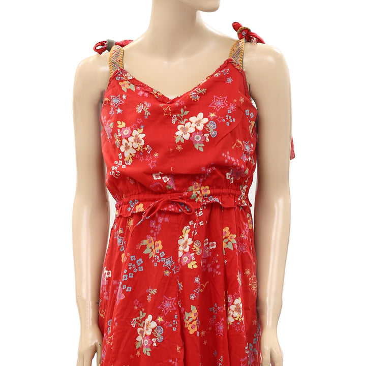 Odd Molly Anthropologie Floral Printed Midi Dress