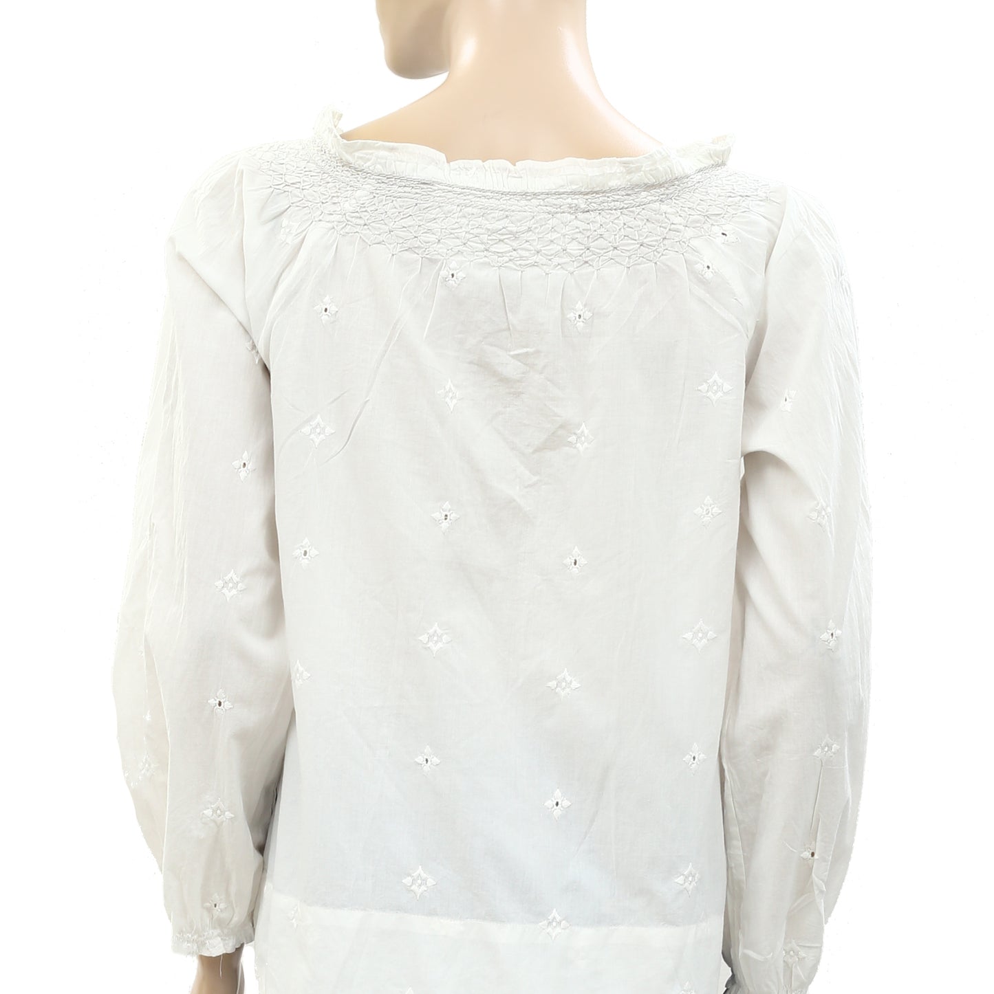 Odd Molly Anthropologie Eyelet Embroidered Tunic Top