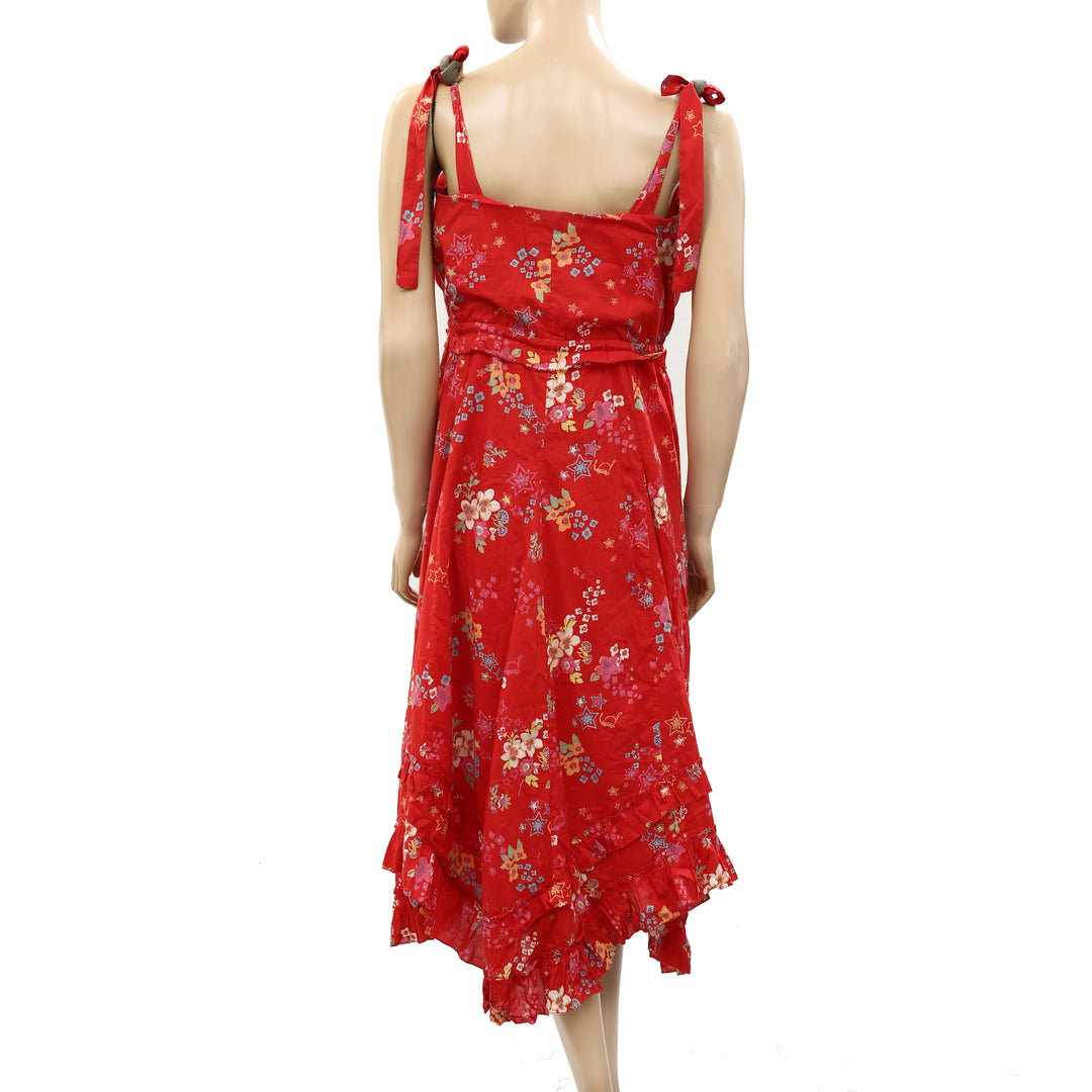 Odd Molly Anthropologie Floral Printed Midi Dress