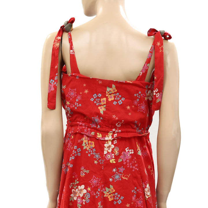 Odd Molly Anthropologie Floral Printed Midi Dress