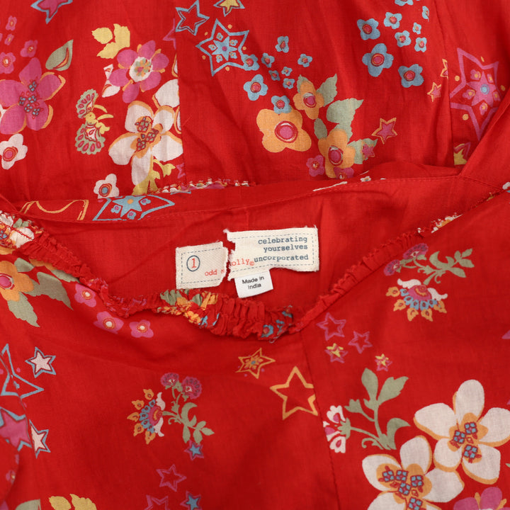 Odd Molly Anthropologie Floral Printed Midi Dress