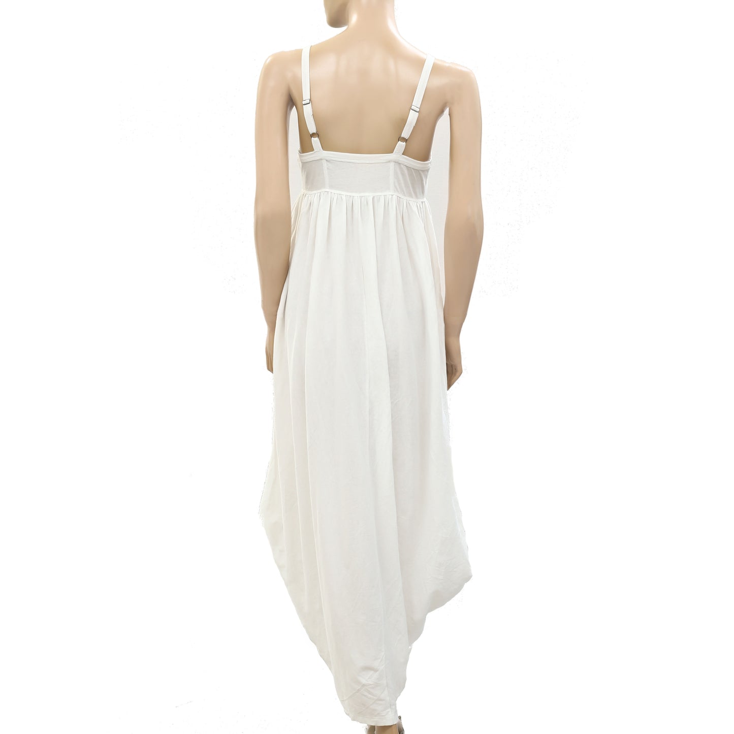 Anthropologie Asymmetrical Slip Maxi Dress