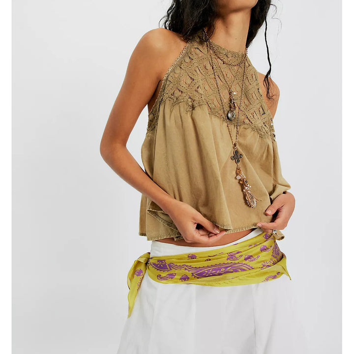 Free People Wandering Light Blouse Top