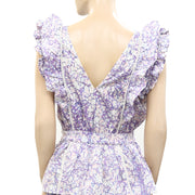 Love The Label Anthropologie Ines Tiered Ruffle Mini Dress