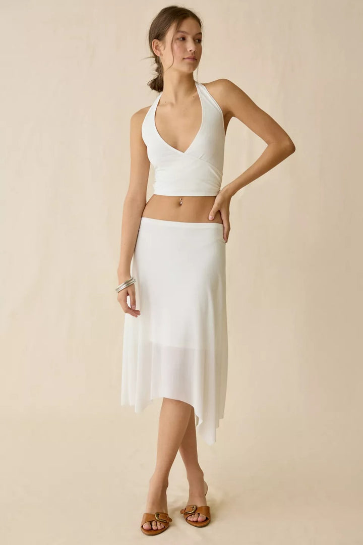 Urban Outfitters UO Never Miss Asymmetric Midi Skirt