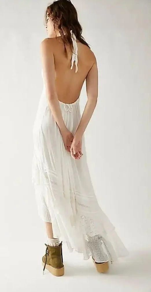 Free People Free Est Slice Of Heaven Halter Midi Dress