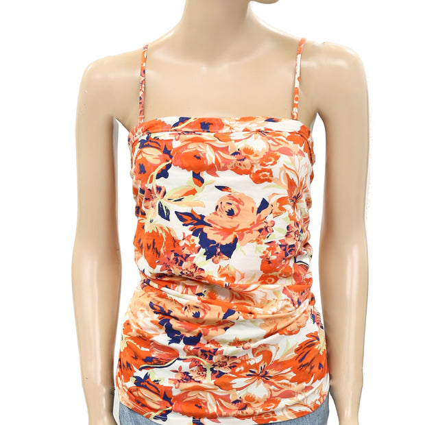 Maeve Anthropologie Ruched Tank Blouse Top