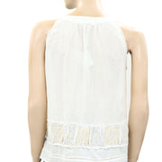 Odd Molly Anthropologie Right Field Embroidered Lace Tank Blouse Top