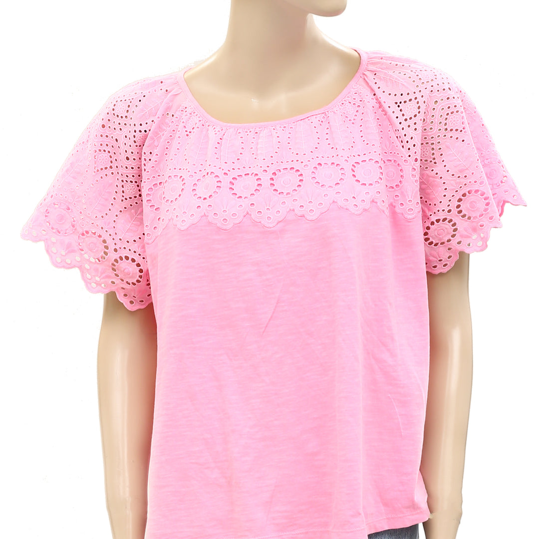 Lilly Pulitzer Taylinn Eyelet Blouse Top