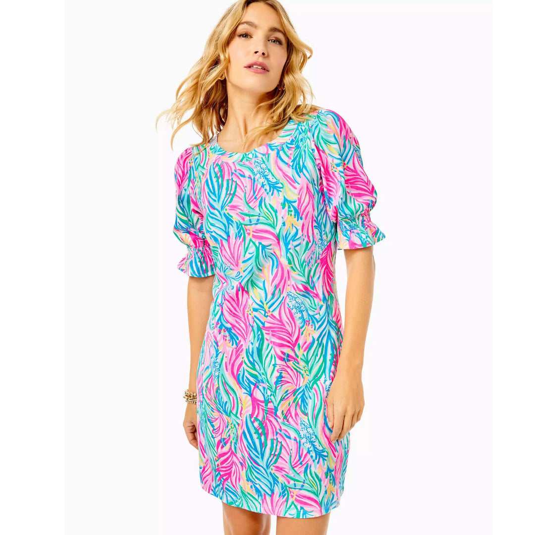 Lilly Pulitzer Adley Short Sleeve Mini Dress – White Chocolate Couture Lilly Pulitzer Adley Short Sleeve Mini Dress – White Chocolate Couture