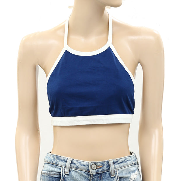 Urban Outfitters UO Susanna Tie-Back Halter Cropped Top