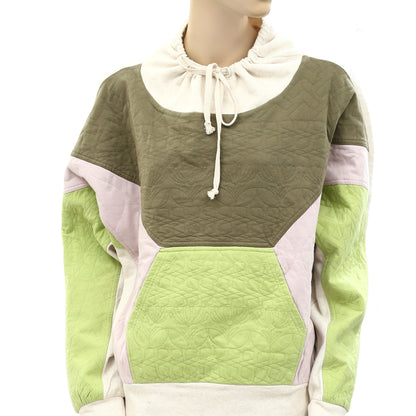 Daily Practice by Anthropologie Quilted Hoodie Top