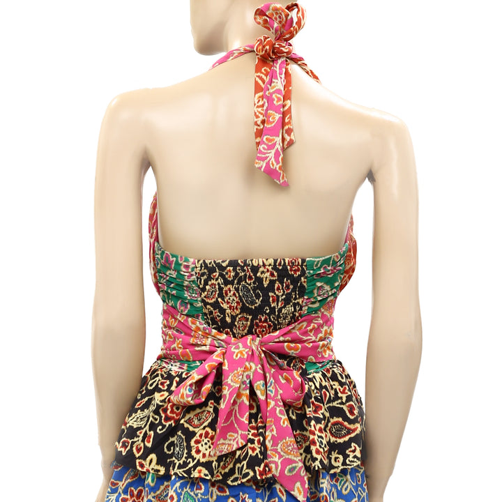 Love The Label Anthropologie Kali Halter Mini Dress