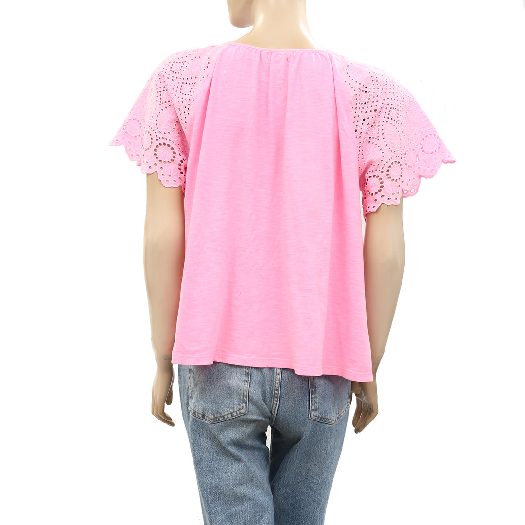 Lilly Pulitzer Taylinn Eyelet Blouse Top