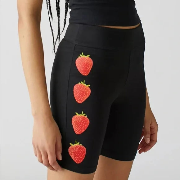 Urban Outfitters UO Leon Fruit Biker Shorts