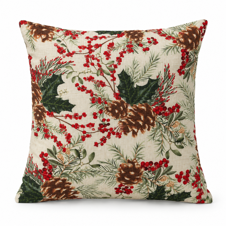1 PCS Berry Embroidered Cushion Cover Square Throw Pillow Case Sofa Home