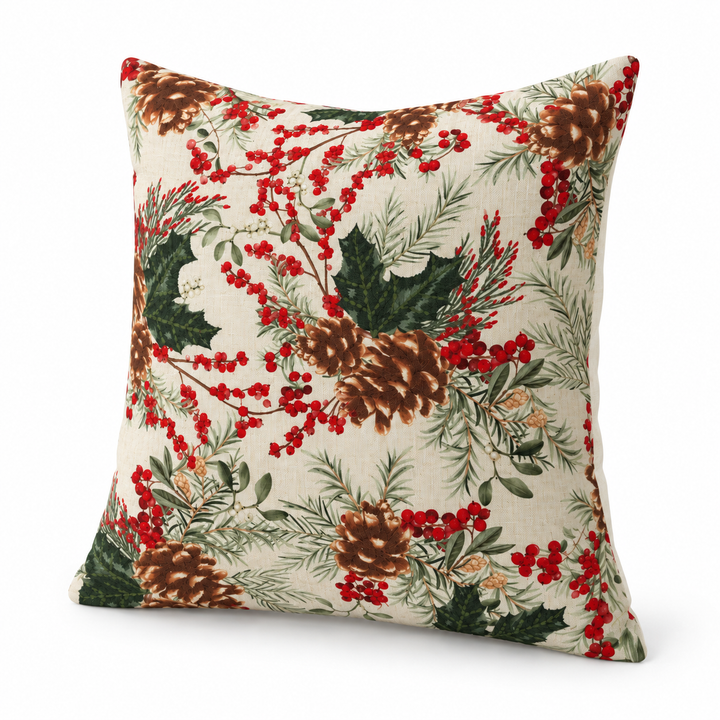 1 PCS Berry Embroidered Cushion Cover Square Throw Pillow Case Sofa Home