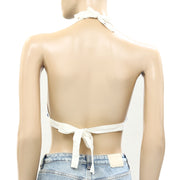 Urban Outfitters UO Susanna Tie-Back Halter Cropped Top