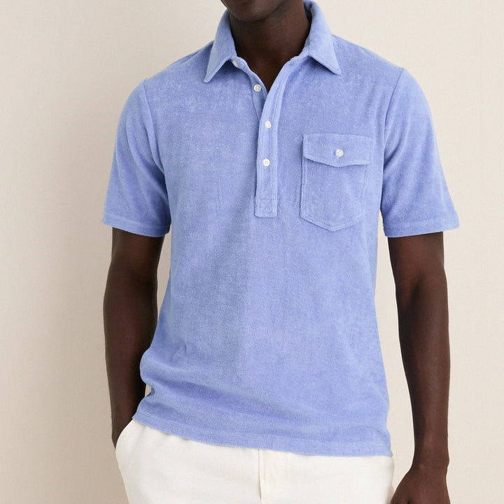 Criquet Terrycloth Players Men's Polo T-Shirt
