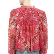 Anthropologie Love The Label Meredith Blouse Top