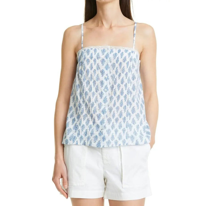 NILI LOTAN  Shelia Print Camisole Blouse Top