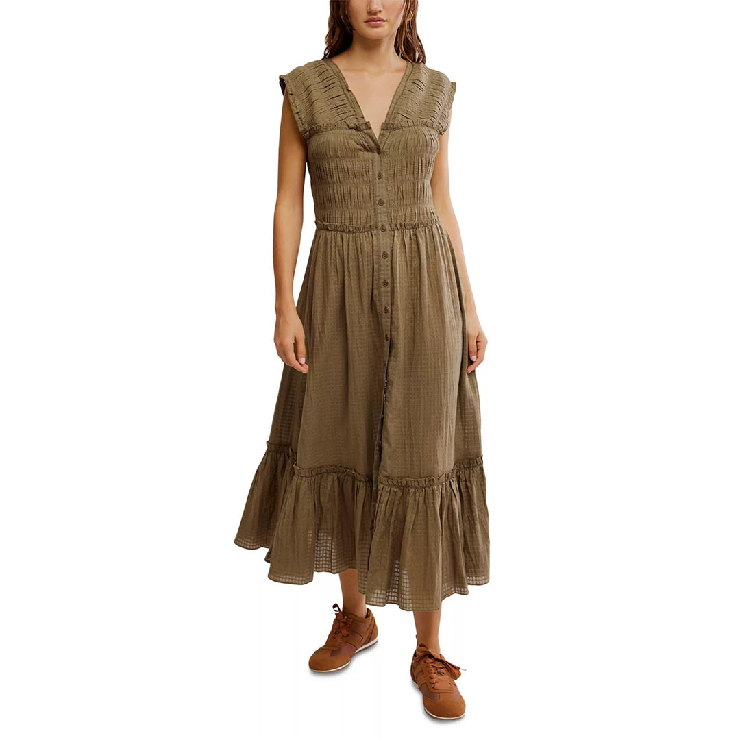 Women's Free People Desert Dazed Midi Dress Medium Caiman Women's Free People Desert Dazed Midi Dress Medium Caiman