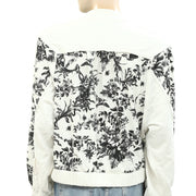 Daily Practice by Anthropologie Valencia Half-Sleeve Bomber Jacket Top