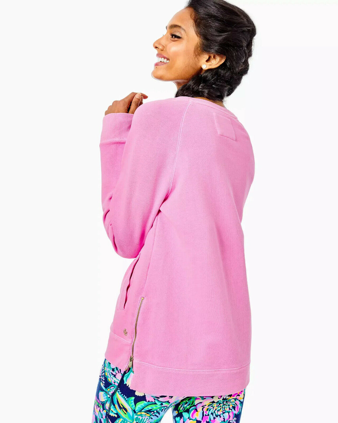 Lilly Pulitzer Luxletic Beach Comber Pullover Tunic Top