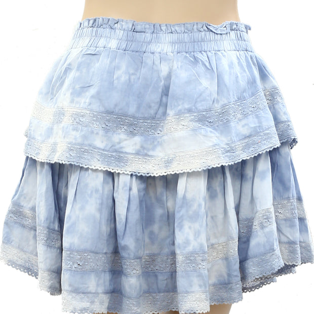 Loveshackfancy Ruffle Mini Skirt