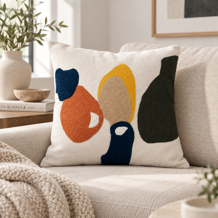 1 PCS Tufted Design Cushion Cover Square Throw Pillow Case Sofa Home Decor