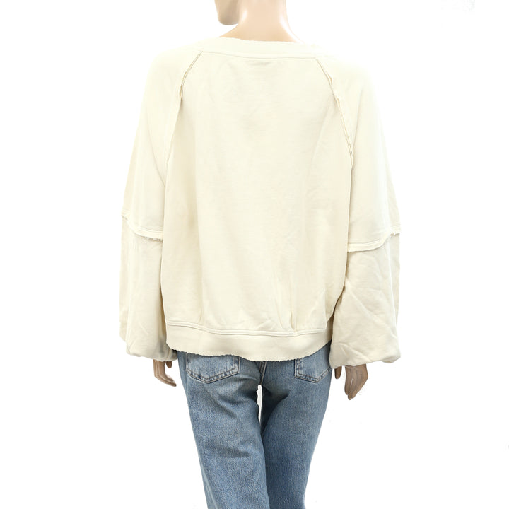 Free People Sweet Deets Sweatshirt Top