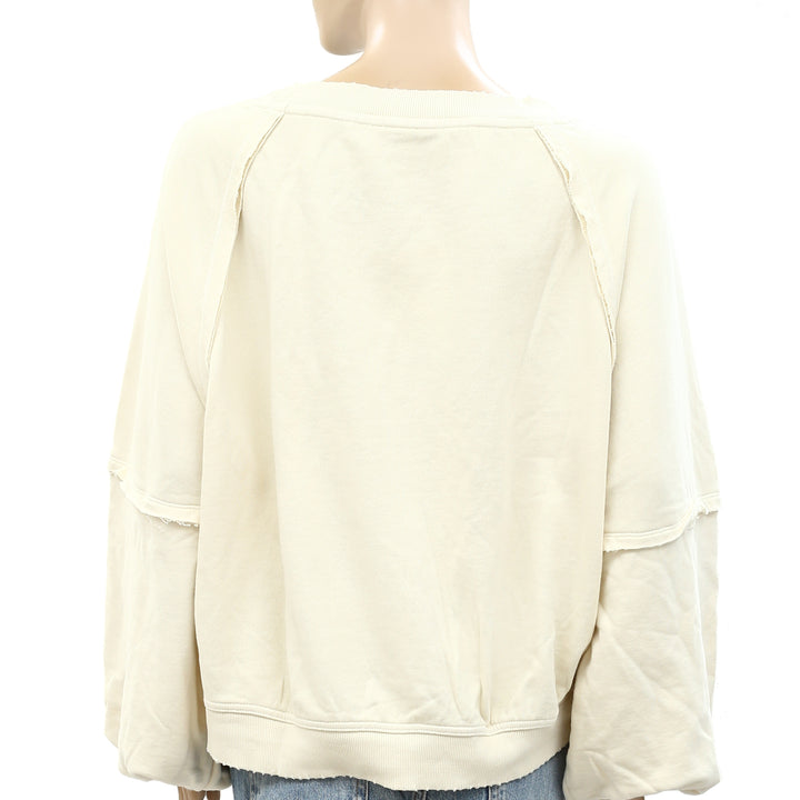 Free People Sweet Deets Sweatshirt Top
