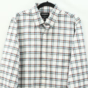 BONOBOS Slim Fit Plaid Linen Blend Buttondown Men's Shirt