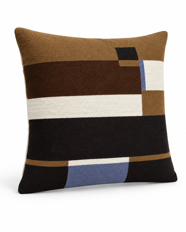 1 PCS Color Block Cushion Cover Square Throw Pillow Case Sofa Home Decor