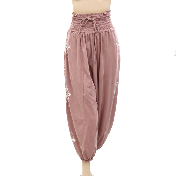 Daily Practice by Anthropologie Smocked Balloon Pants