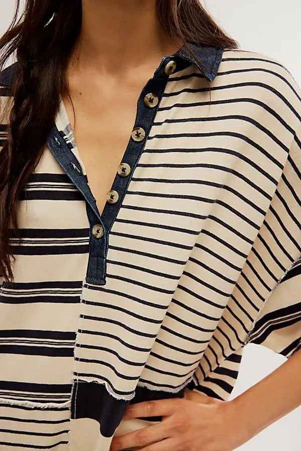 Free People Charlie Tee Tunic Mini Dress