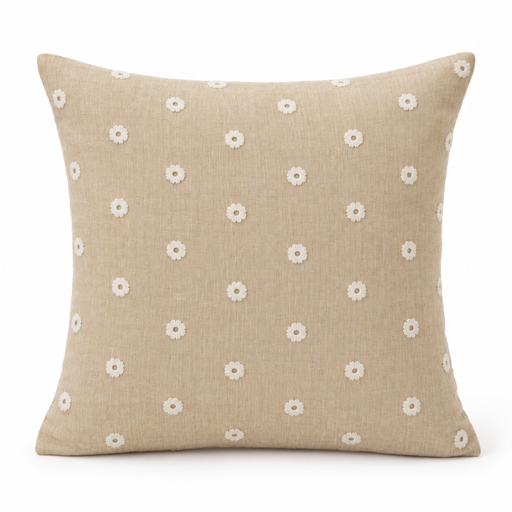 1 PCS Floral Embroidered Cover Square Throw Pillow Case Sofa Home Decor