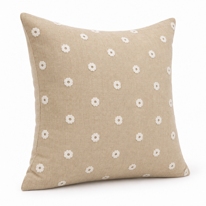 1 PCS Floral Embroidered Cover Square Throw Pillow Case Sofa Home Decor