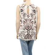 Odd Molly Anthropologie Paisley Floral Print Tunic Shirt Top