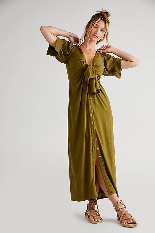 Free People Free-est Vintage Summer Midi Dress