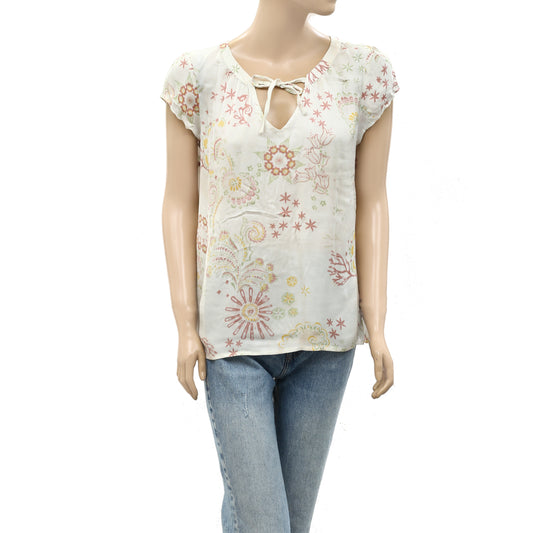 Odd Molly Anthropologie Floral Printed Tunic Shirt Top