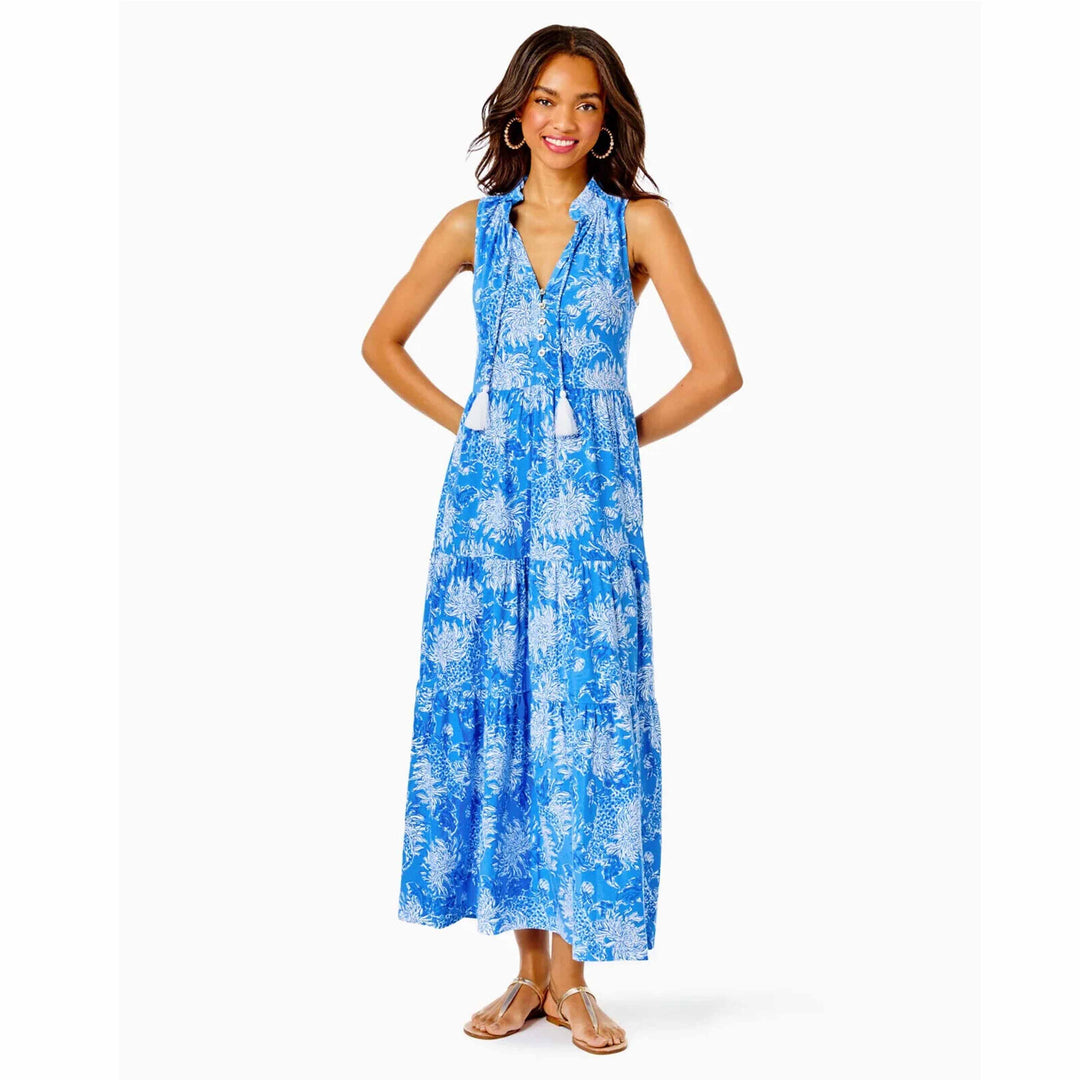 Lilly Pulitzer Malone Ruffle Maxi Dress