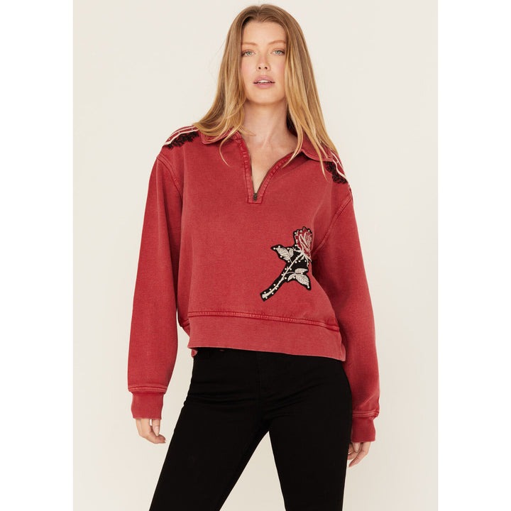 Idyllwind Women's Creek 1/4 Zip Sweatshirt Pullover Top