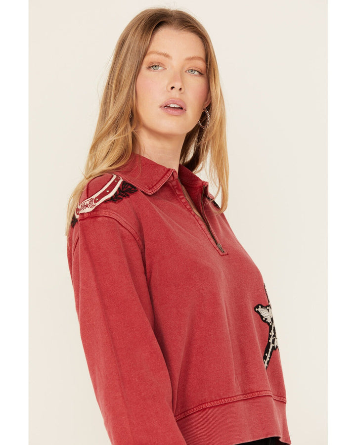 Idyllwind Women's Creek 1/4 Zip Sweatshirt Pullover Top